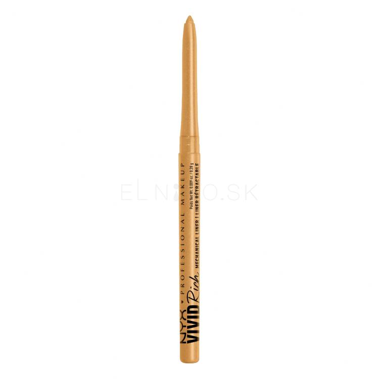 NYX Professional Makeup Vivid Rich Mechanical Liner Ceruzka na oči pre ženy 0,28 g Odtieň 01 Amber Stunner