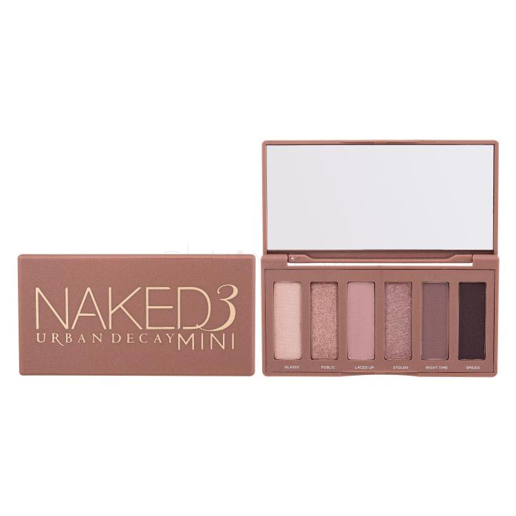 Urban Decay Naked3 Mini Eyeshadow Palette Očný tieň pre ženy 6 g