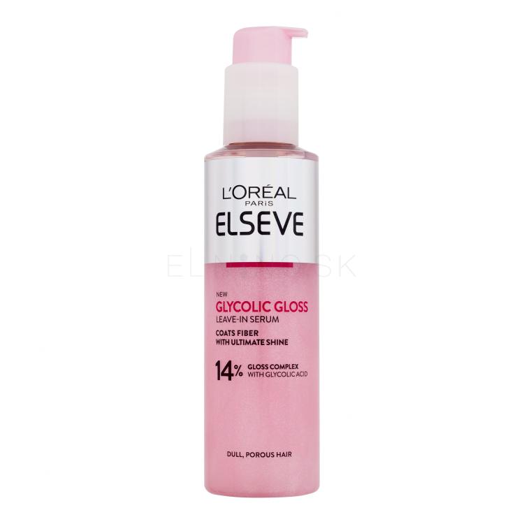 L'Oréal Paris Elseve Glycolic Gloss Leave-In Serum Sérum na vlasy pre ženy 150 ml
