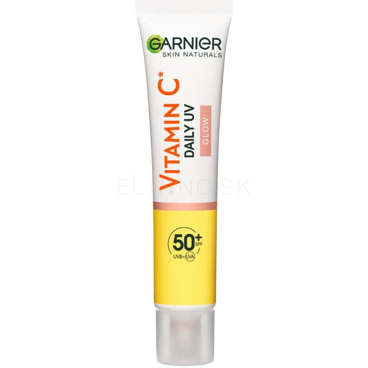 Garnier Skin Naturals Vitamin C Daily UV Glow SPF50+ Denný pleťový krém pre ženy 40 ml