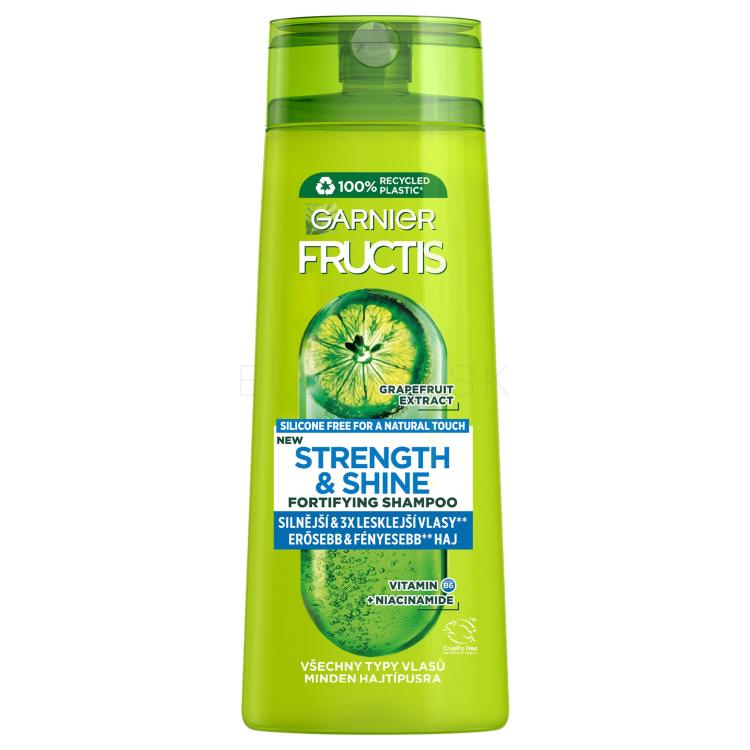 Garnier Fructis Strength &amp; Shine Fortifying Shampoo Šampón pre ženy 250 ml