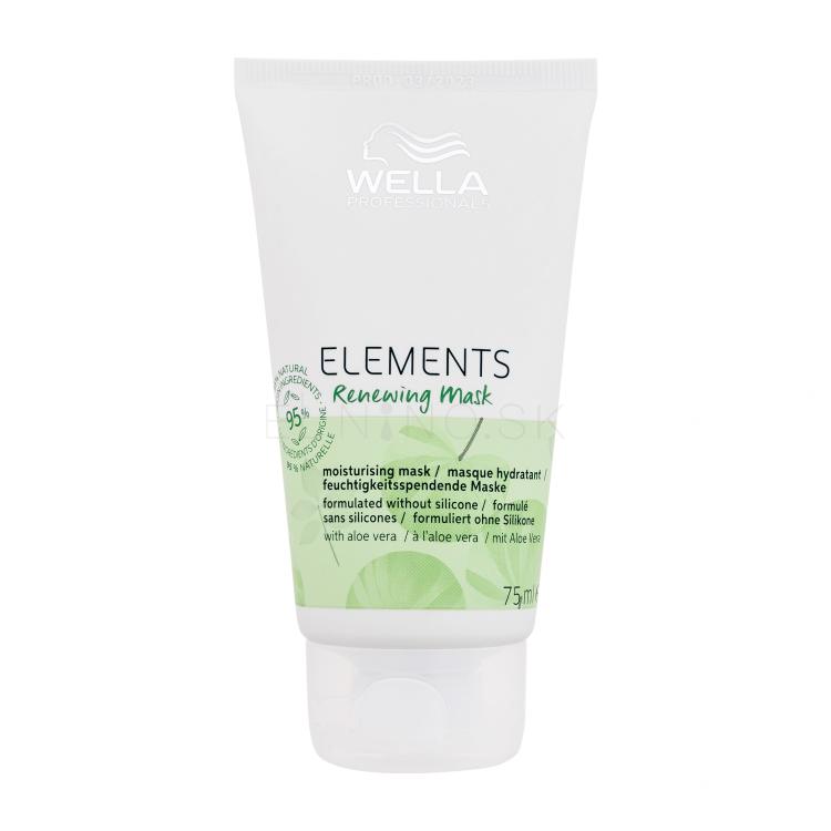 Wella Professionals Elements Renewing Mask Maska na vlasy pre ženy 75 ml