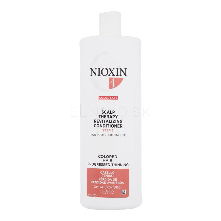 Nioxin System 4 Color Safe Scalp Therapy Revitalizing Conditioner Kondicionér pre ženy 1000 ml