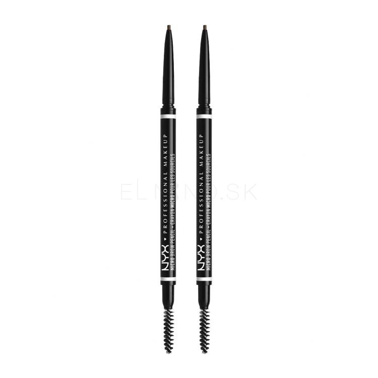 Set Ceruzka na obočie NYX Professional Makeup Micro Brow Pencil