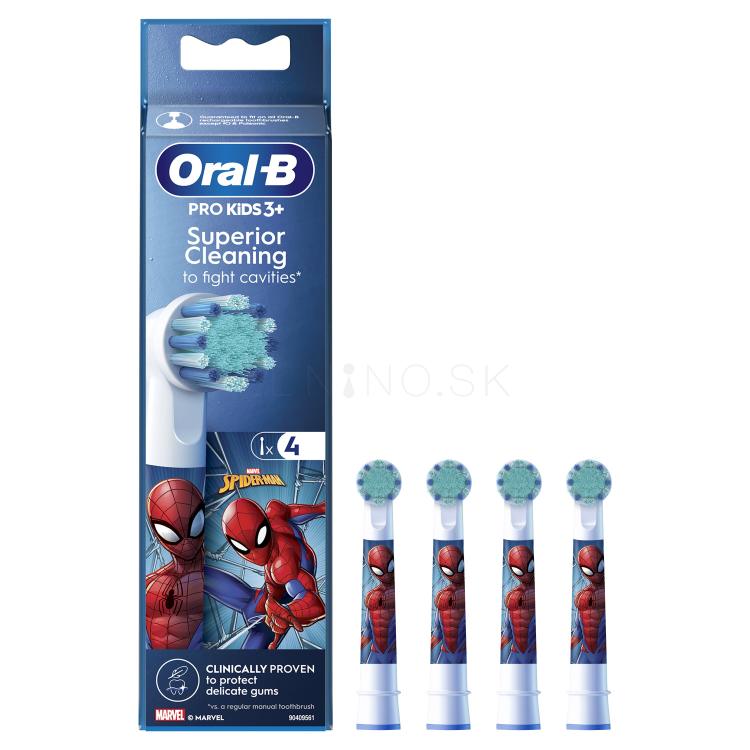 Oral-B Kids Brush Heads Spider-Man Náhradná hlavica pre deti Set
