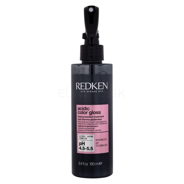 Redken Acidic Color Gloss Heat Protection Treatment Pre tepelnú úpravu vlasov pre ženy 190 ml