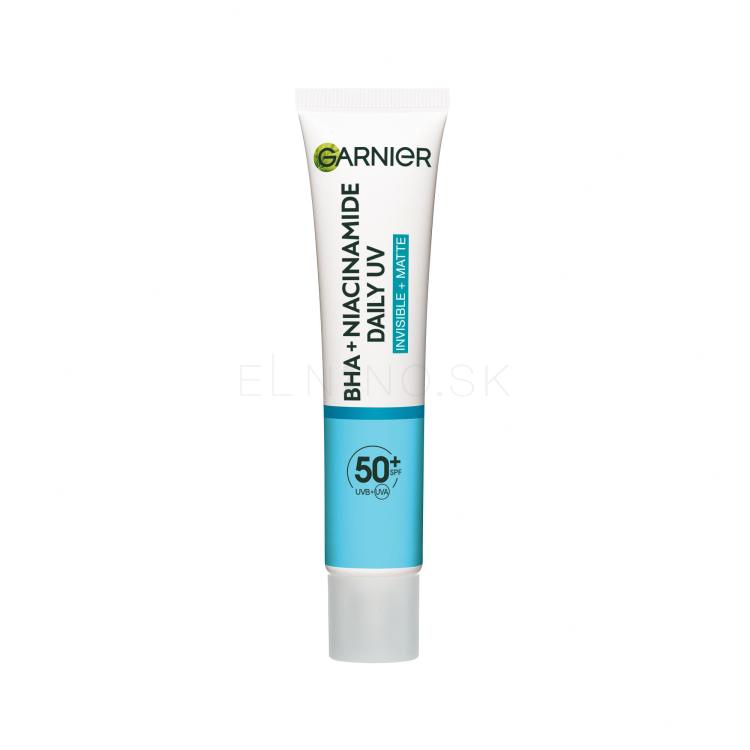 Garnier Pure Active BHA + Niacinamide Daily UV Anti-Imperfection Fluid SPF50+ Denný pleťový krém 40 ml