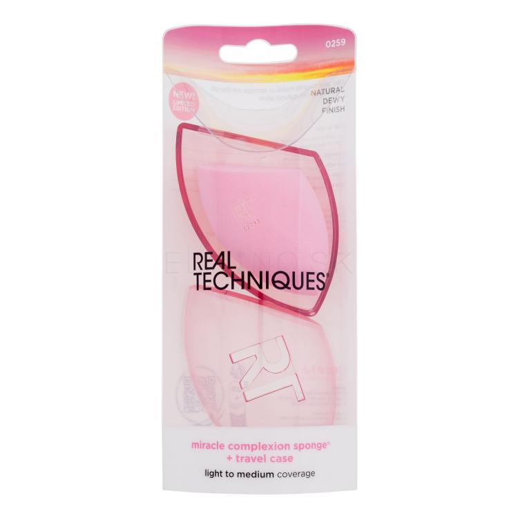 Real Techniques Miracle Complexion Sponge Limited Edition Pink Aplikátor pre ženy Set