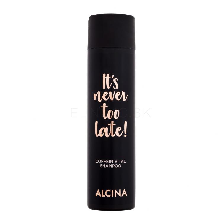 ALCINA It´s Never Too Late! Coffein Vital Shampoo Šampón pre ženy 250 ml