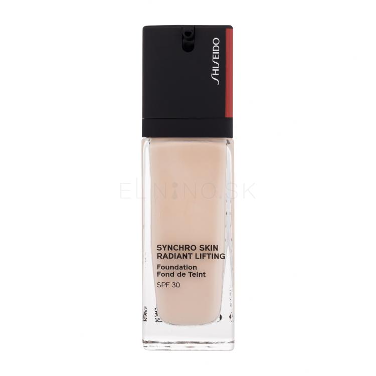 Shiseido Synchro Skin Radiant Lifting SPF30 Make-up pre ženy 30 ml Odtieň 110 Alabaster