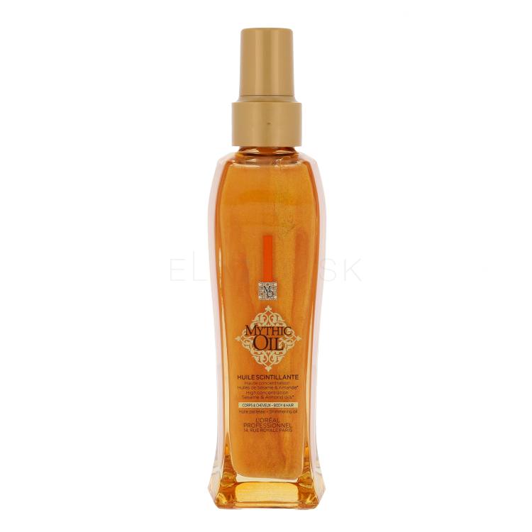 L&#039;Oréal Professionnel Mythic Oil Shimmering Oil For Body And Hair Telový olej pre ženy 100 ml