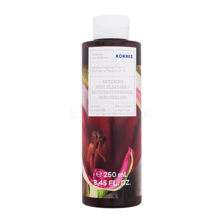 Korres Golden Passion Fruit Renewing Body Cleanser Sprchovací gél pre ženy 250 ml