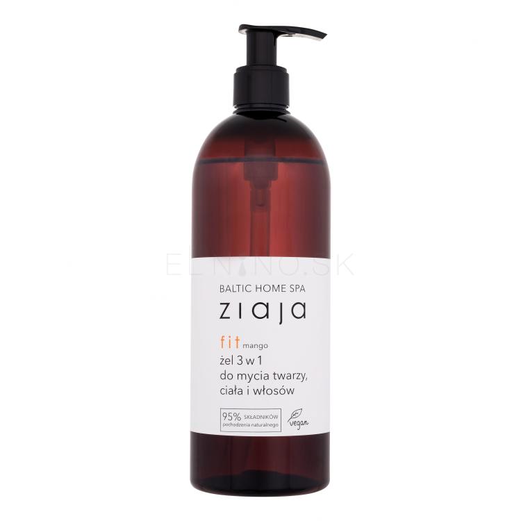 Ziaja Baltic Home Spa Fit Shower Gel &amp; Shampoo 3 in 1 Sprchovací gél pre ženy 500 ml