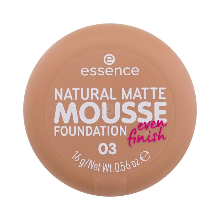 Essence Natural Matte Mousse Make-up pre ženy 16 g Odtieň 03