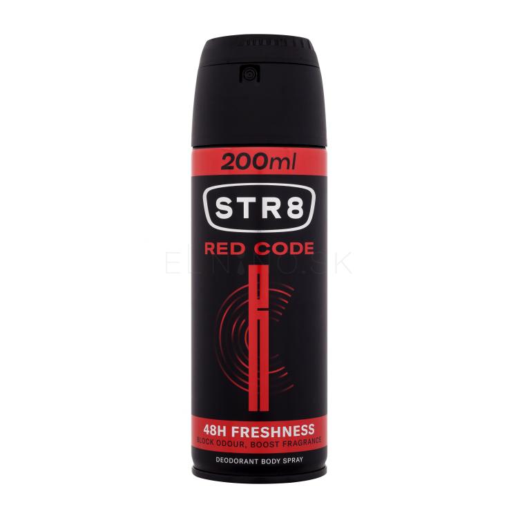STR8 Red Code Dezodorant pre mužov 200 ml