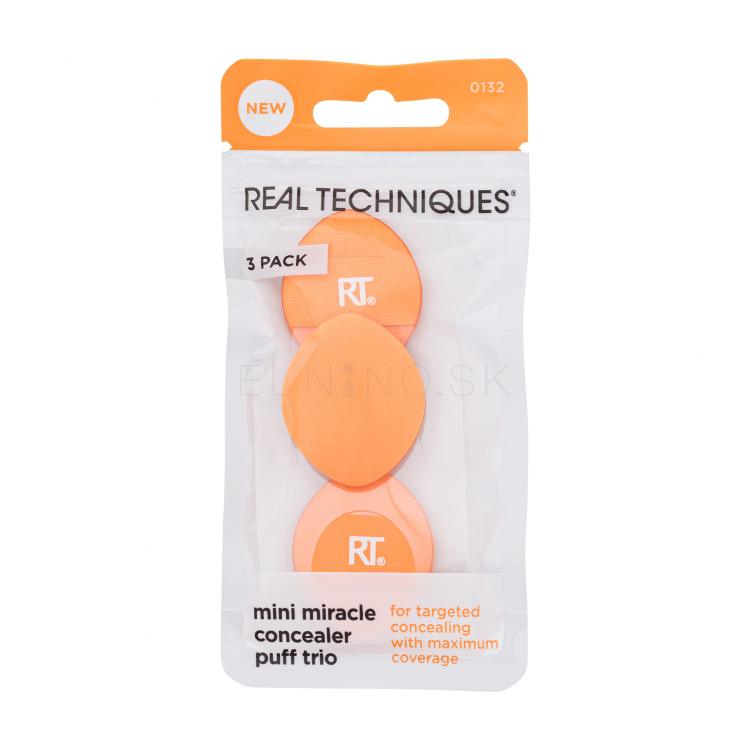 Real Techniques Mini Miracle Concealer Puff Aplikátor pre ženy Set