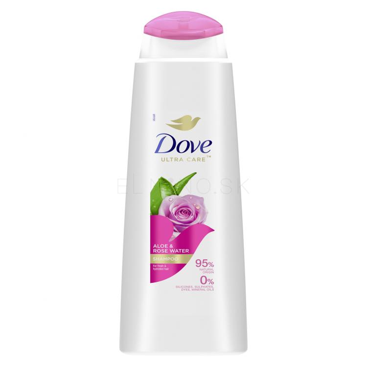 Dove Ultra Care Aloe Vera &amp; Rose Water Šampón pre ženy 400 ml
