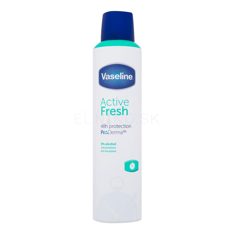 Vaseline Active Fresh Antiperspirant pre ženy 250 ml