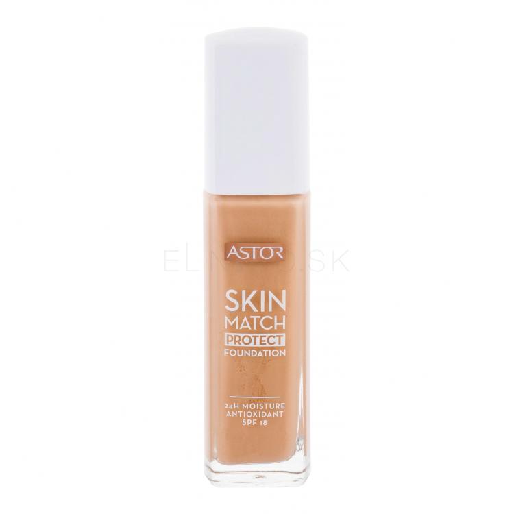 ASTOR Skin Match Protect SPF18 Make-up pre ženy 30 ml Odtieň 102 Golden Beige