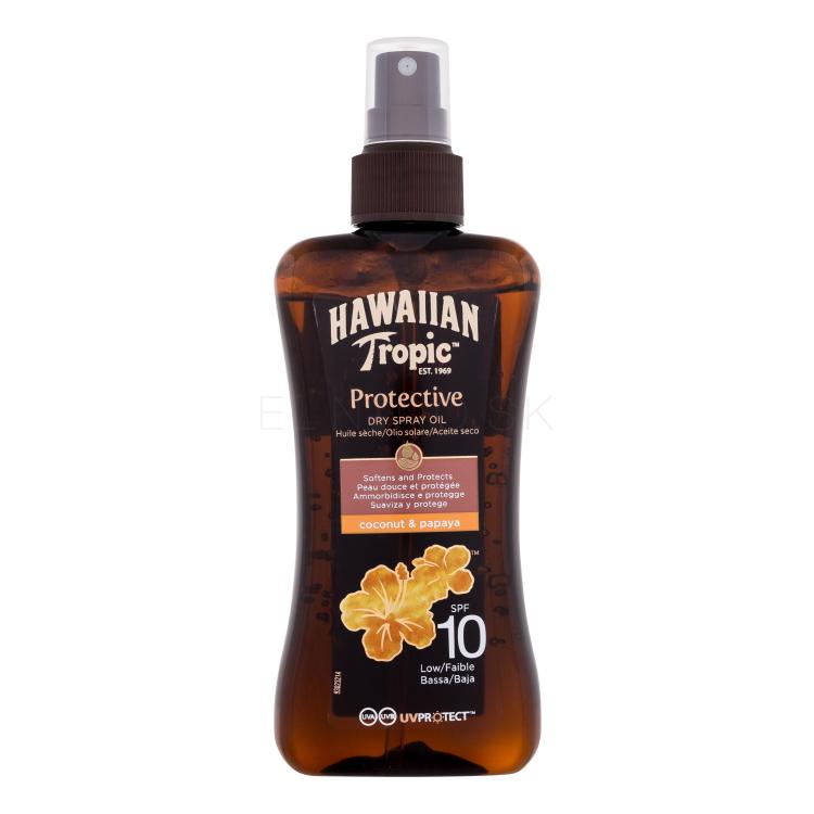 Hawaiian Tropic Protective Dry Spray Oil SPF10 Opaľovací prípravok na telo 200 ml