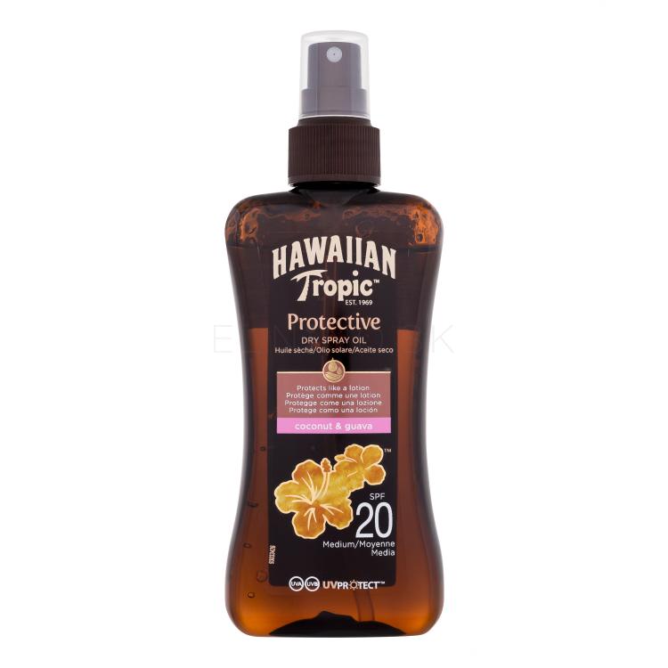 Hawaiian Tropic Protective Dry Spray Oil SPF20 Opaľovací prípravok na telo 200 ml