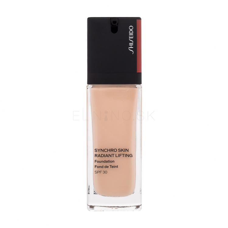Shiseido Synchro Skin Radiant Lifting SPF30 Make-up pre ženy 30 ml Odtieň 160 Shell