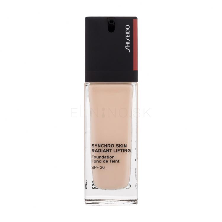Shiseido Synchro Skin Radiant Lifting SPF30 Make-up pre ženy 30 ml Odtieň 120 Ivory