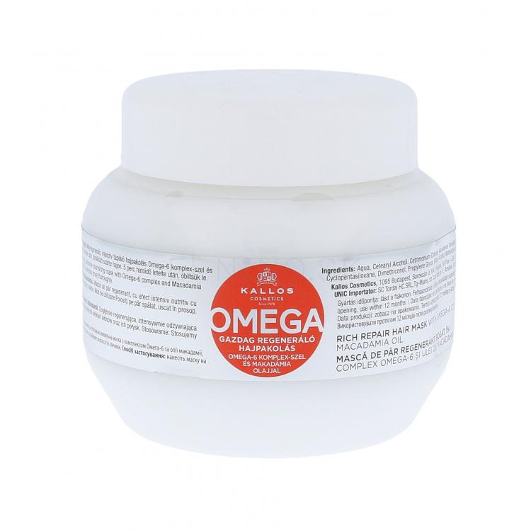 Kallos Cosmetics Omega Maska na vlasy pre ženy 275 ml