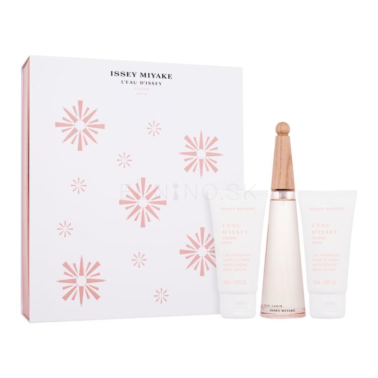 Issey Miyake L&#039;Eau D&#039;Issey Pivoine Darčeková kazeta toaletná voda 50 ml + telové mlieko 2 x 50 ml