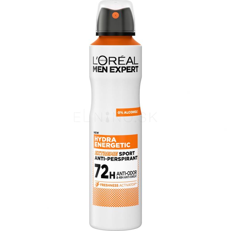 L&#039;Oréal Paris Men Expert Hydra Energetic Sport Extreme Antiperspirant pre mužov 150 ml