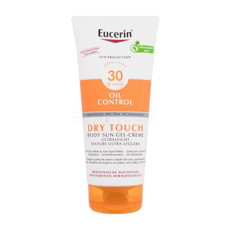 Eucerin Sun Oil Control Dry Touch Body Sun Gel-Cream SPF30 Opaľovací prípravok na telo 200 ml poškodený obal