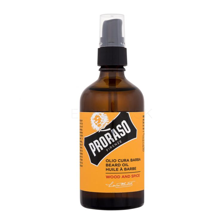 PRORASO Wood &amp; Spice Beard Oil Olej na fúzy pre mužov 100 ml