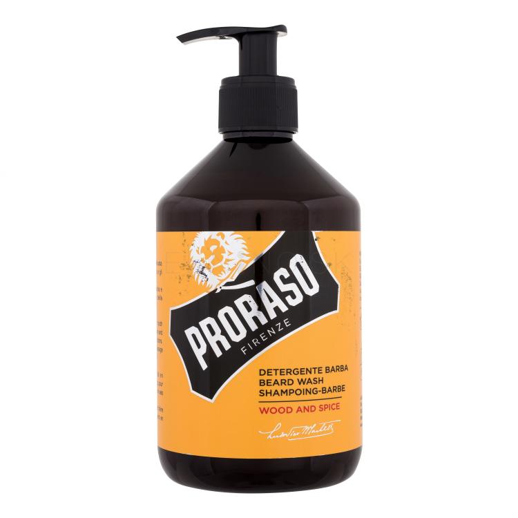 PRORASO Wood &amp; Spice Beard Wash Šampón na fúzy pre mužov 500 ml
