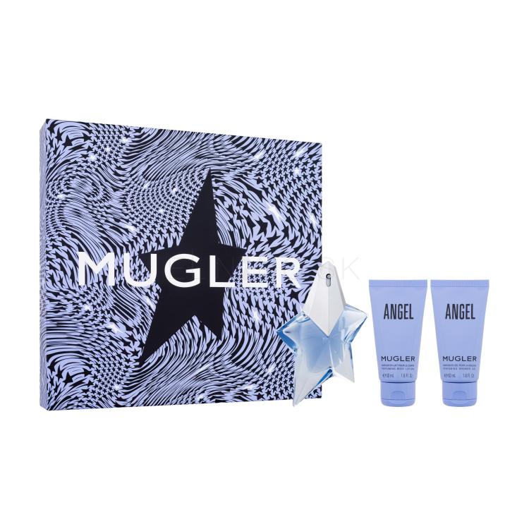Mugler Angel SET1 Darčeková kazeta parfumovaná voda 25 ml + telové mlieko 50 ml + sprchovací gél 50 ml