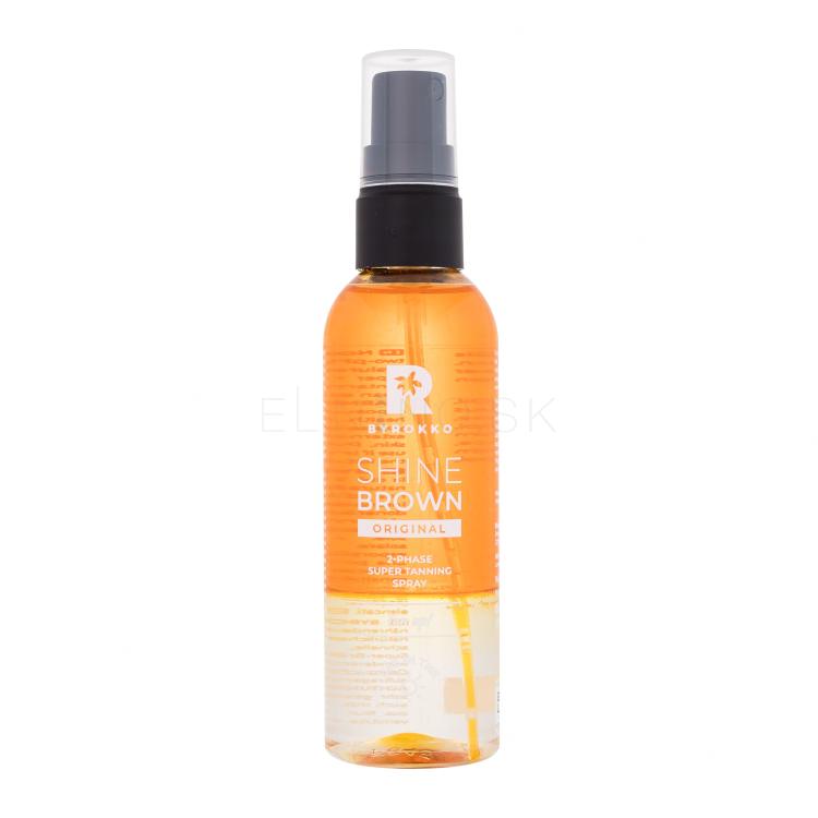 Byrokko Shine Brown Original 2-Phase Super Tanning Spray Opaľovací prípravok na telo pre ženy 104 ml