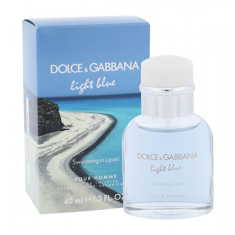 Dolce&amp;Gabbana Light Blue Swimming in Lipari Pour Homme Toaletná voda pre mužov 40 ml