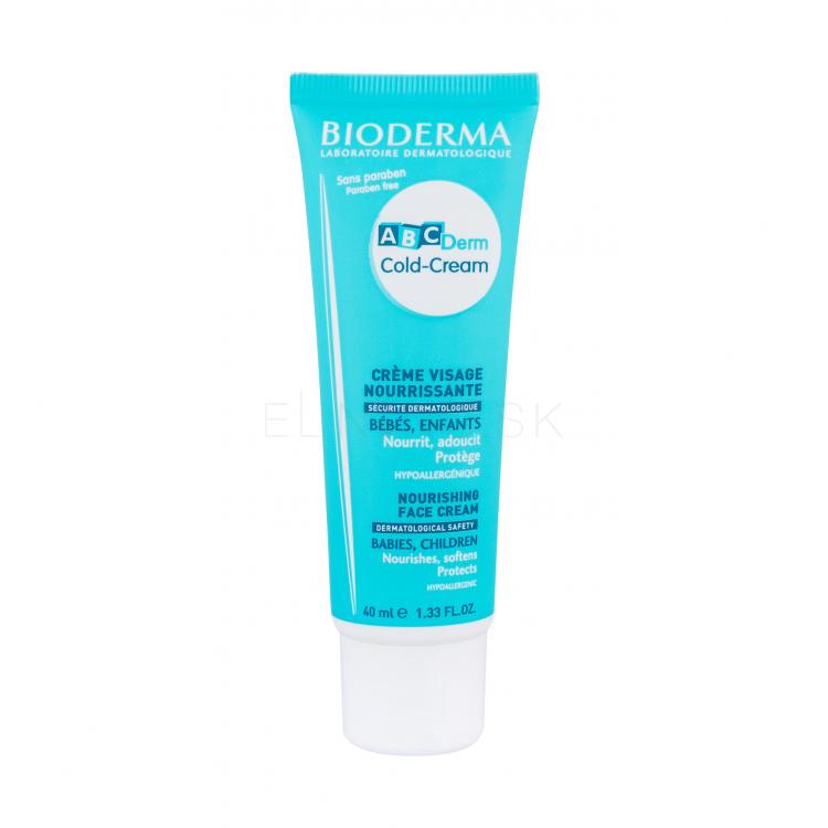 BIODERMA ABCDerm Cold-Cream Face Denný pleťový krém pre deti 40 ml