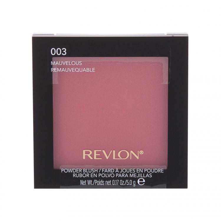 Revlon Powder Blush Lícenka pre ženy 5 g Odtieň 003 Mauvelous