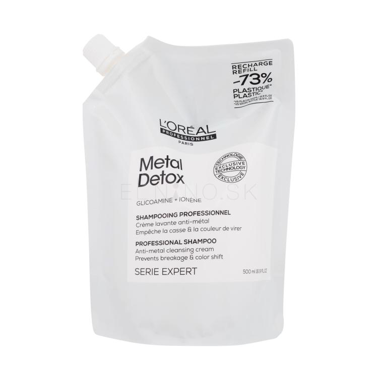 L&#039;Oréal Professionnel Metal Detox Professional Shampoo Šampón pre ženy Náplň 500 ml