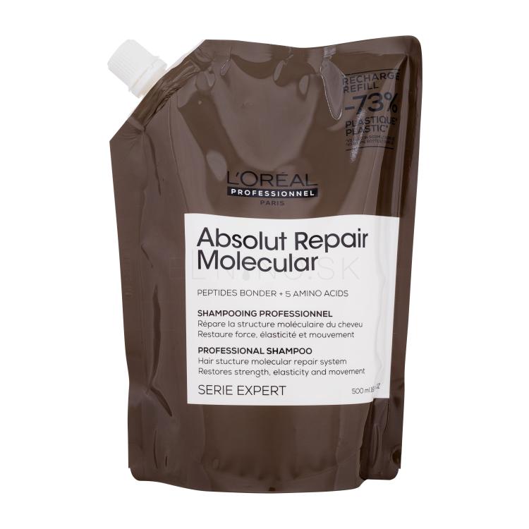 L&#039;Oréal Professionnel Absolut Repair Molecular Professional Shampoo Šampón pre ženy Náplň 500 ml