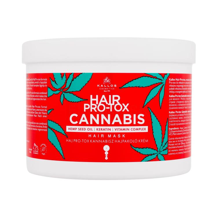 Kallos Cosmetics Hair Pro-Tox Cannabis Maska na vlasy pre ženy 500 ml