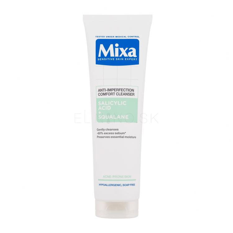 Mixa Salicylic Acid + Squalane Anti-Imperfection Comfort Cleanser Čistiaci gél pre ženy 150 ml