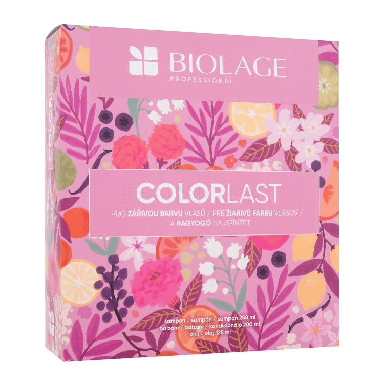 Biolage Color Last Darčeková kazeta šampón Color Last 250 ml + kondicionér Color Last 200 ml + olej na vlasy All-In-One Multi-Benefit Oil 125 ml