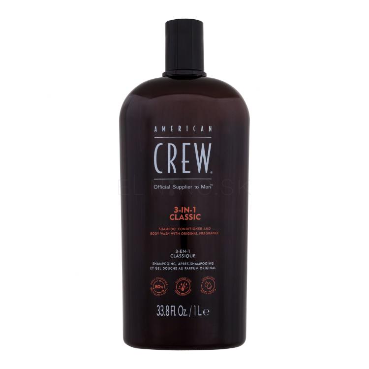 American Crew 3-IN-1 Šampón pre mužov 1000 ml