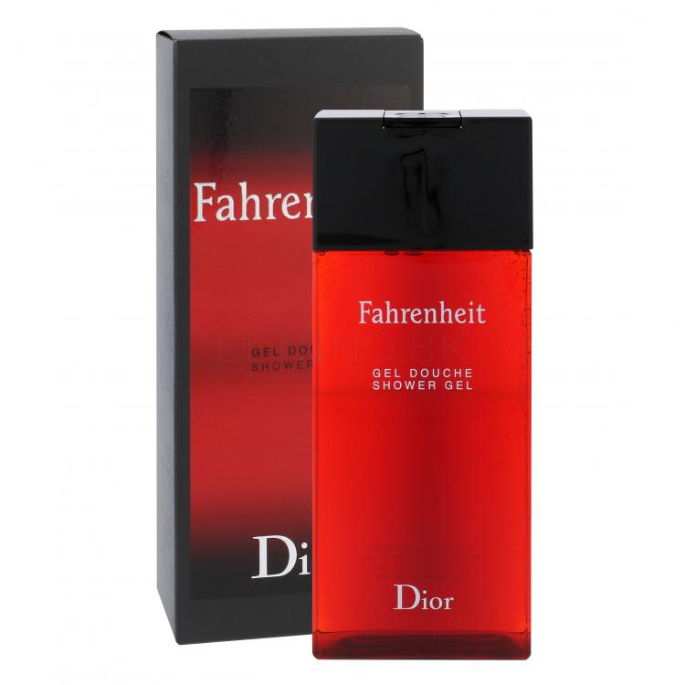 Christian Dior Fahrenheit Sprchovací gél pre mužov 200 ml