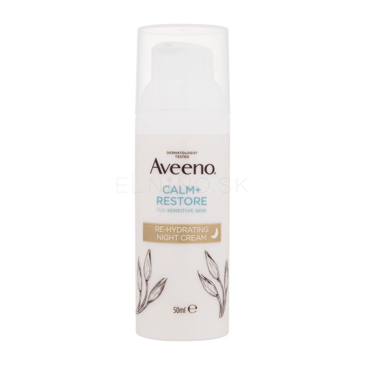 Aveeno Calm + Restore Re-Hydrating Night Cream Nočný pleťový krém 50 ml