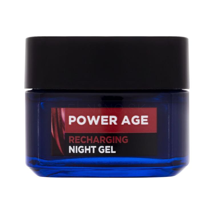 L'Oréal Paris Men Expert Power Age Recharging Night Gel Pleťový gél pre mužov 50 ml