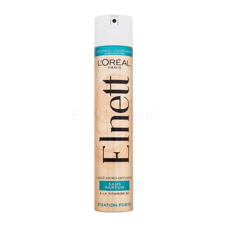 L'Oréal Paris Elnett Micro-Diffusion Hairspray Fragrance Free Lak na vlasy pre ženy 300 ml