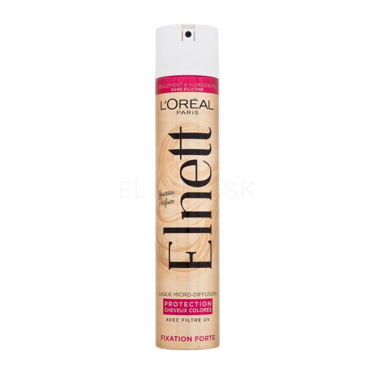 L'Oréal Paris Elnett Micro-Diffusion Hairspray Protection Colored Hair Lak na vlasy pre ženy 300 ml