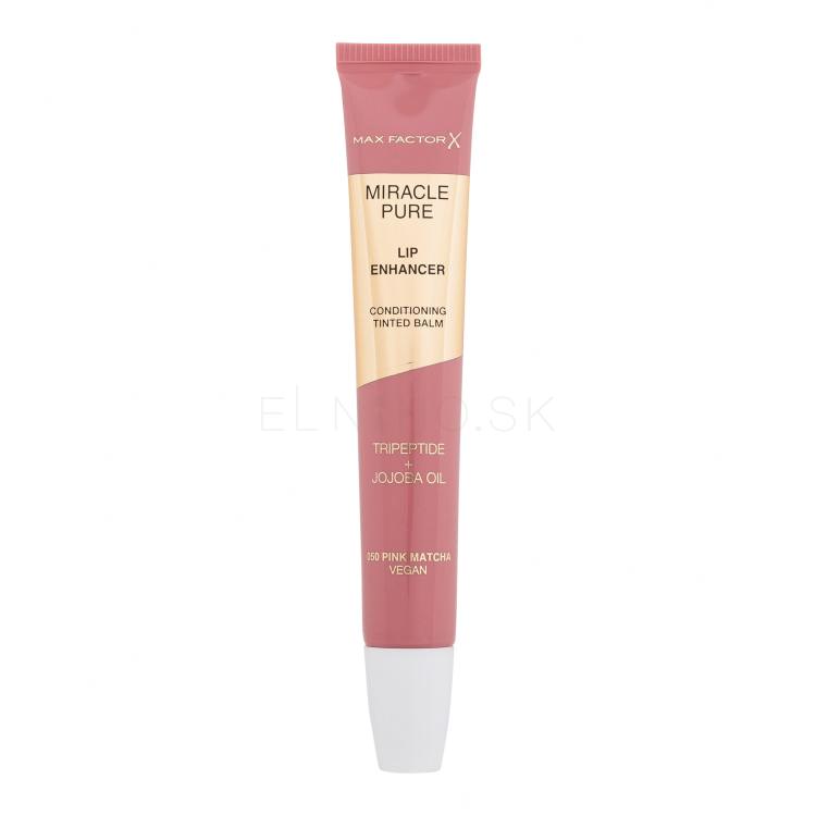 Max Factor Miracle Pure Lip Enhancer Balzam na pery pre ženy 12 ml Odtieň 050 Pink Matcha